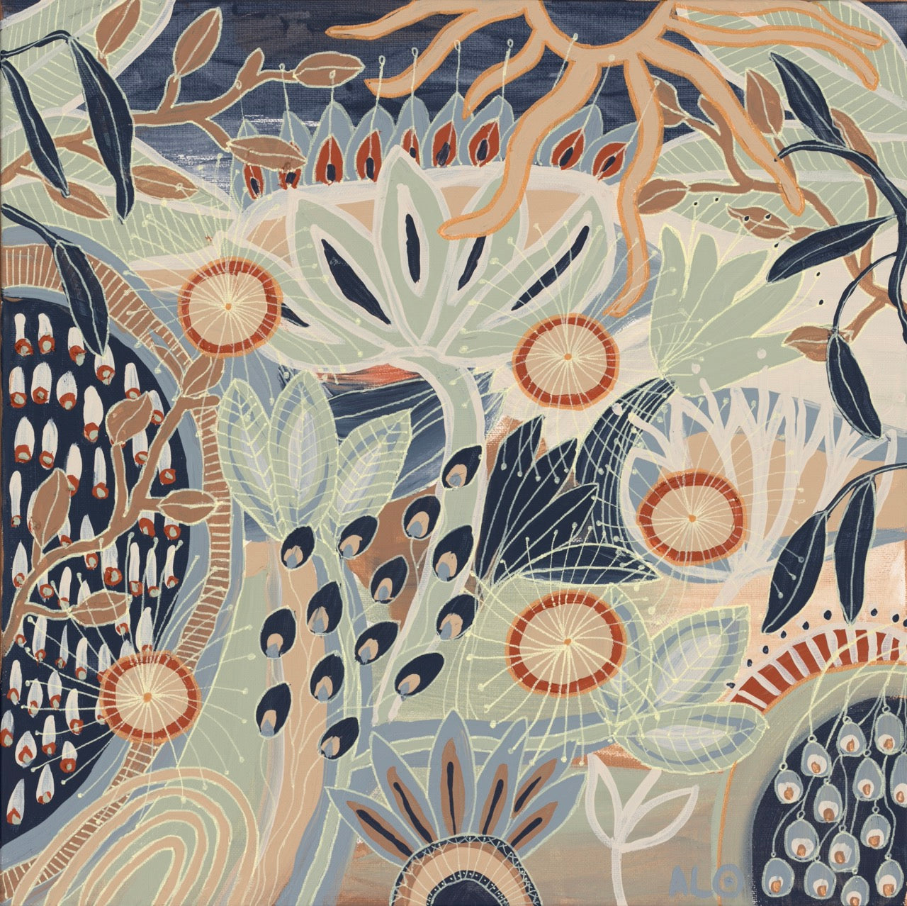 Mini Blue Gum Original Artwork