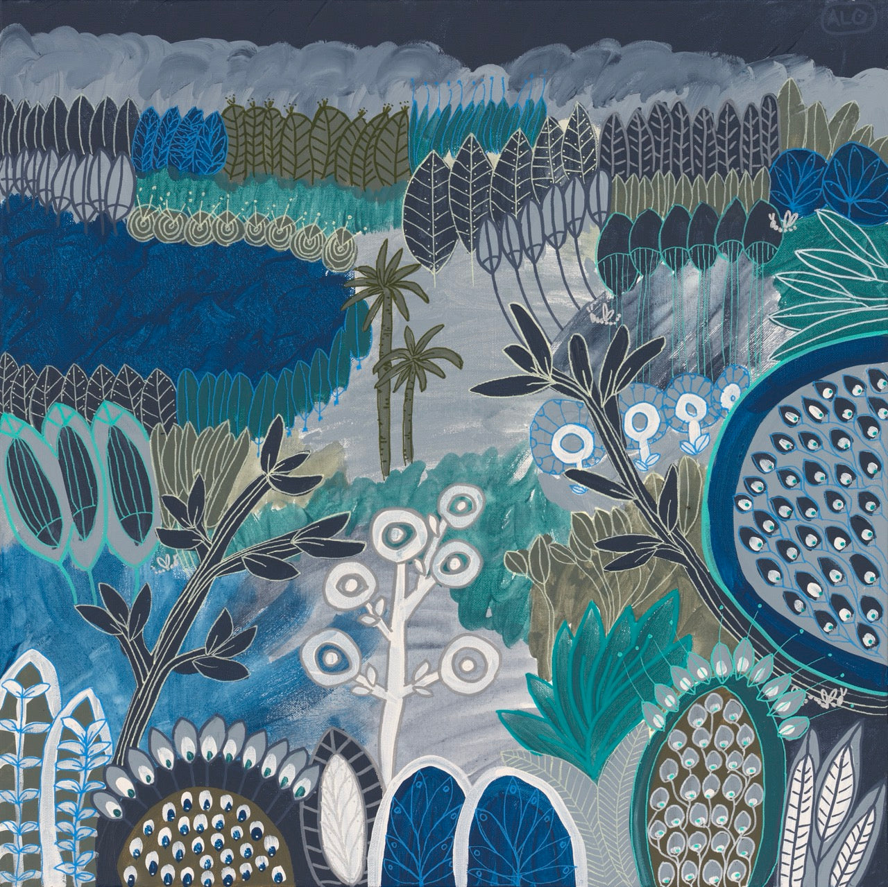 Blue-o-rama 3 Original Artwork (in IBIZA)