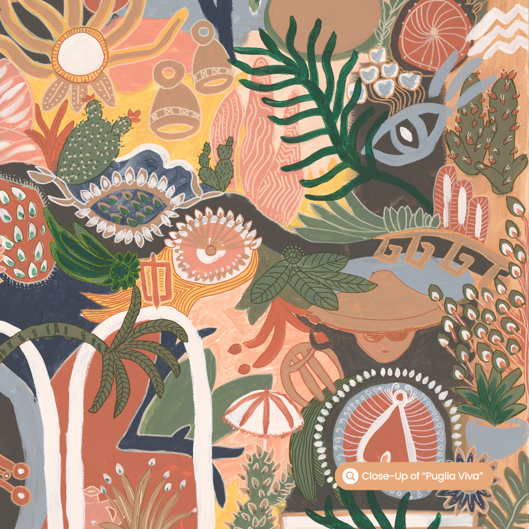 Puglia Viva and Mediterraneo Portrait Rectangle Pair