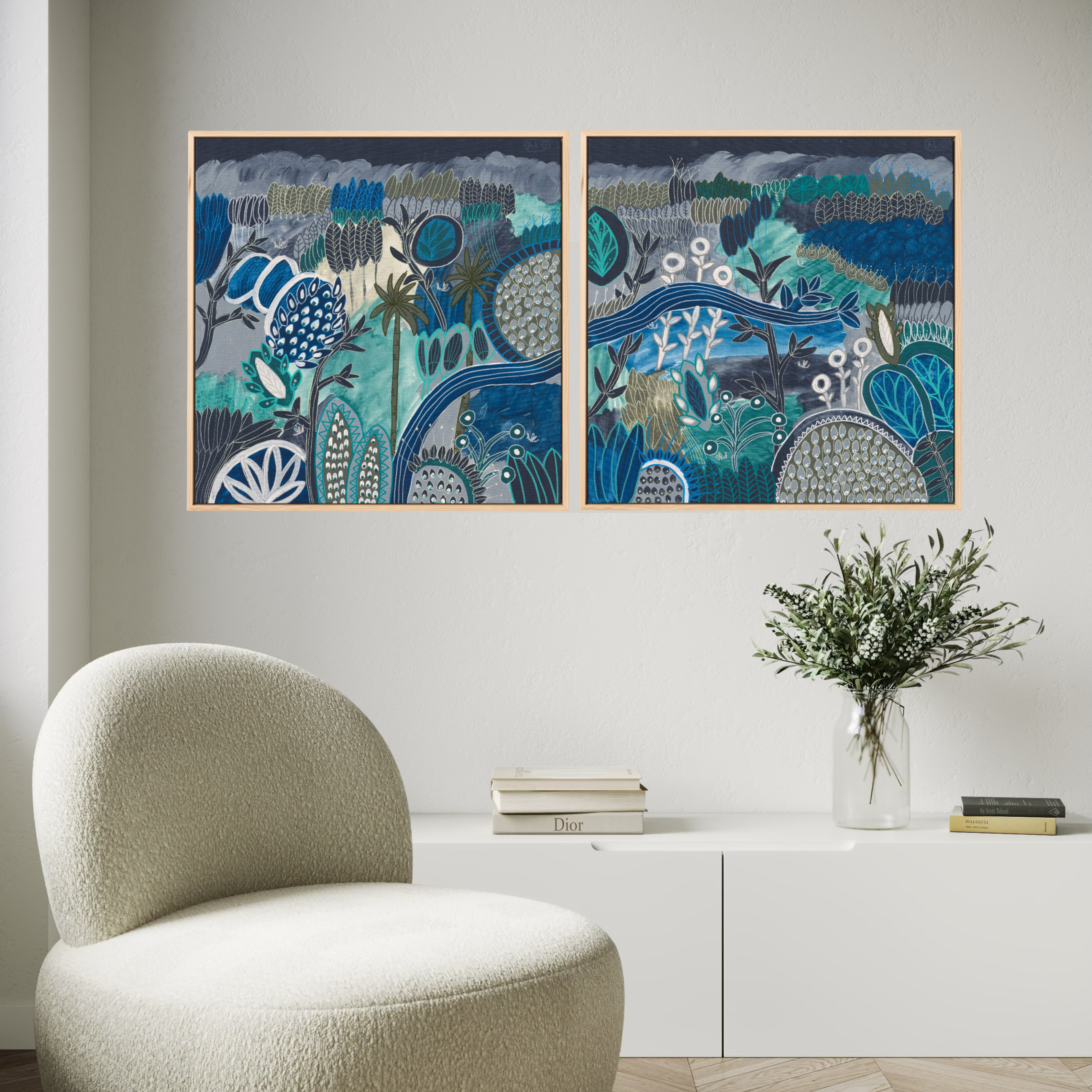 Blue-o-rama 1 & 2 pair