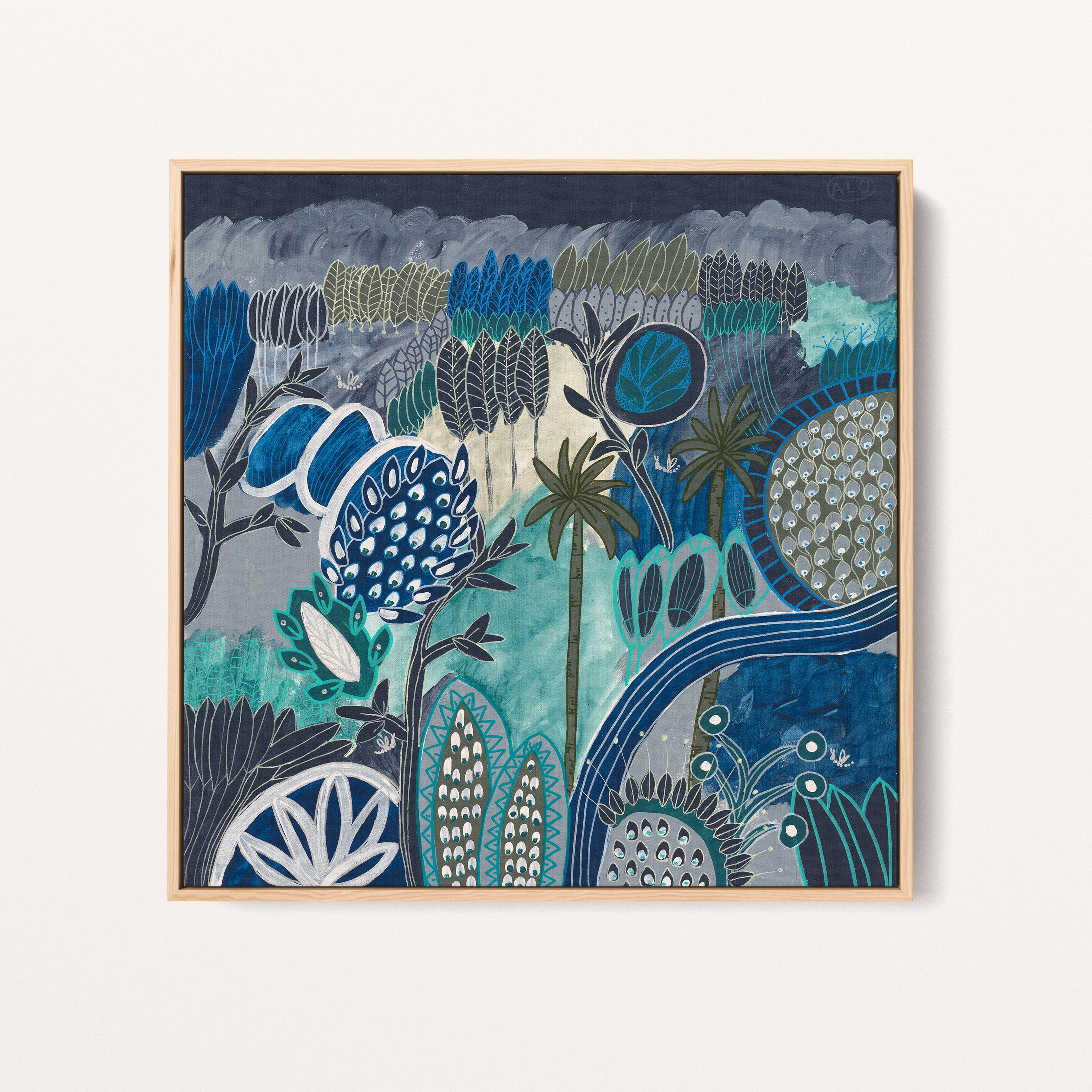 Blue-o-rama 1 Original Artwork (in IBIZA)