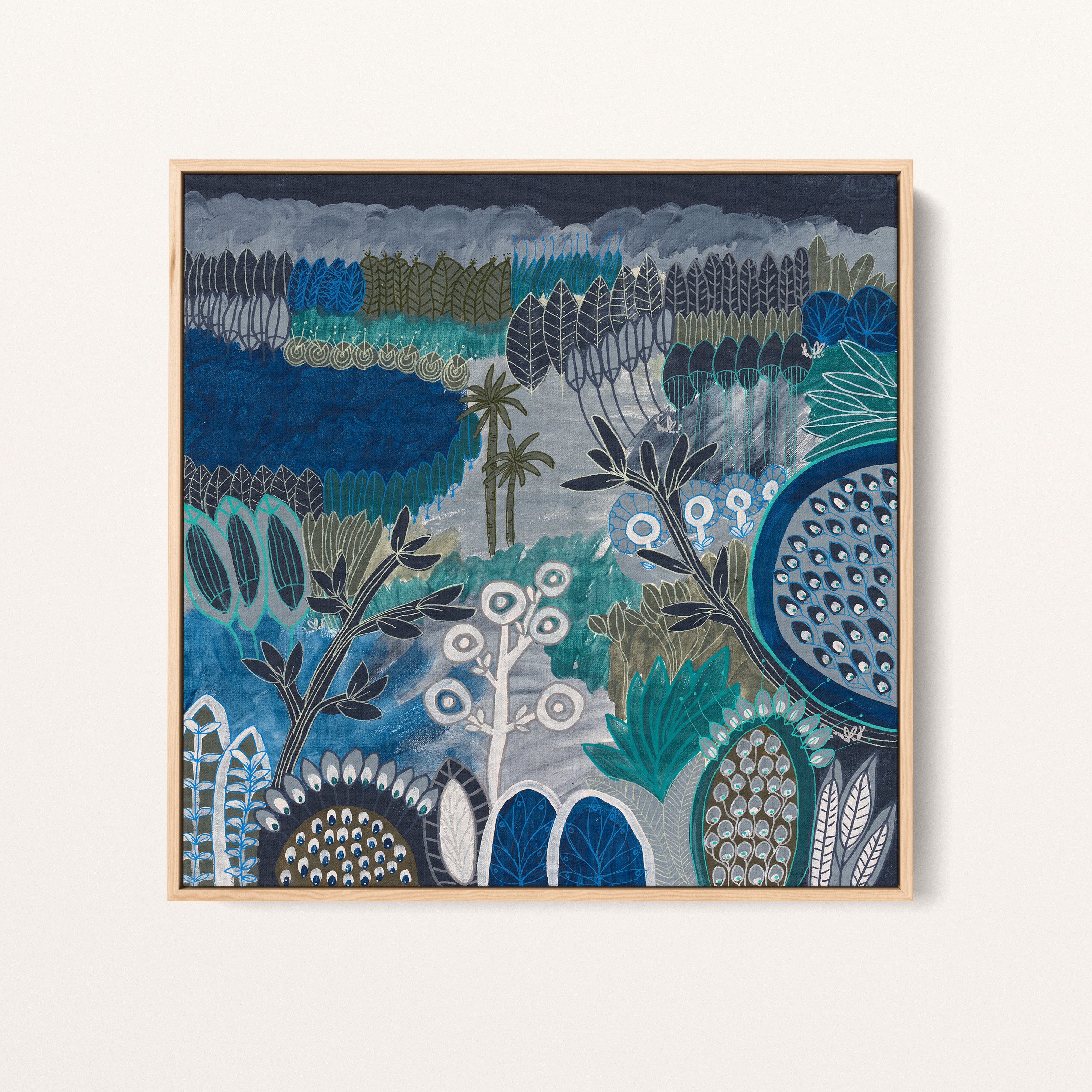 Blue-o-rama 3 Original Artwork (in IBIZA)