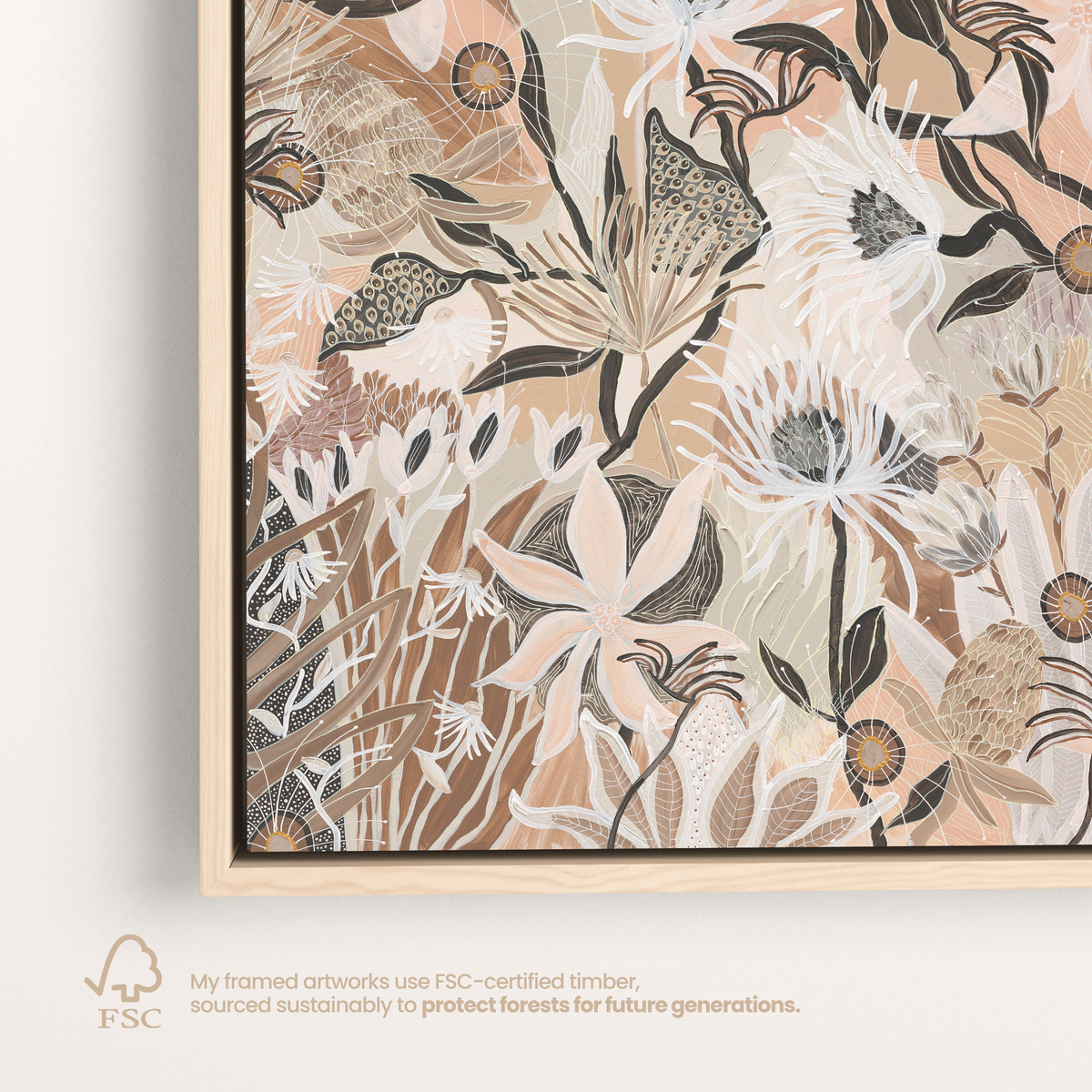 Blush Sanctuary 1 Original Artwork
