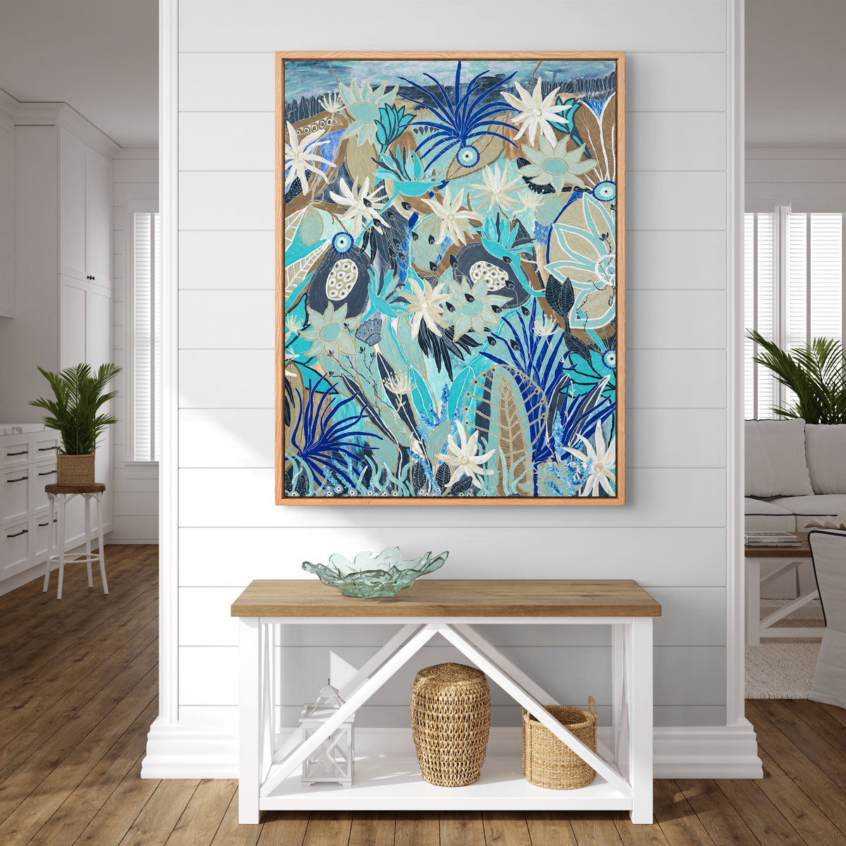 Coastal Gone Postal Original Artwork
