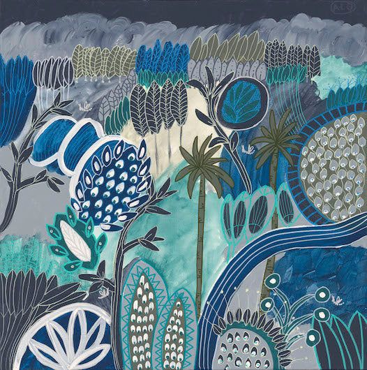 Blue-o-rama 1 Original Artwork (in IBIZA)