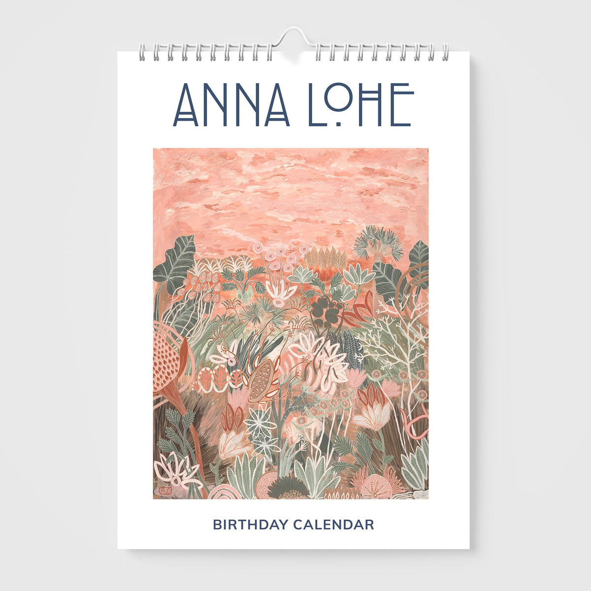 Birthday and Anniversary Calendar by Anna Lohe featuring colorful Australian artwork for year-round celebrations.