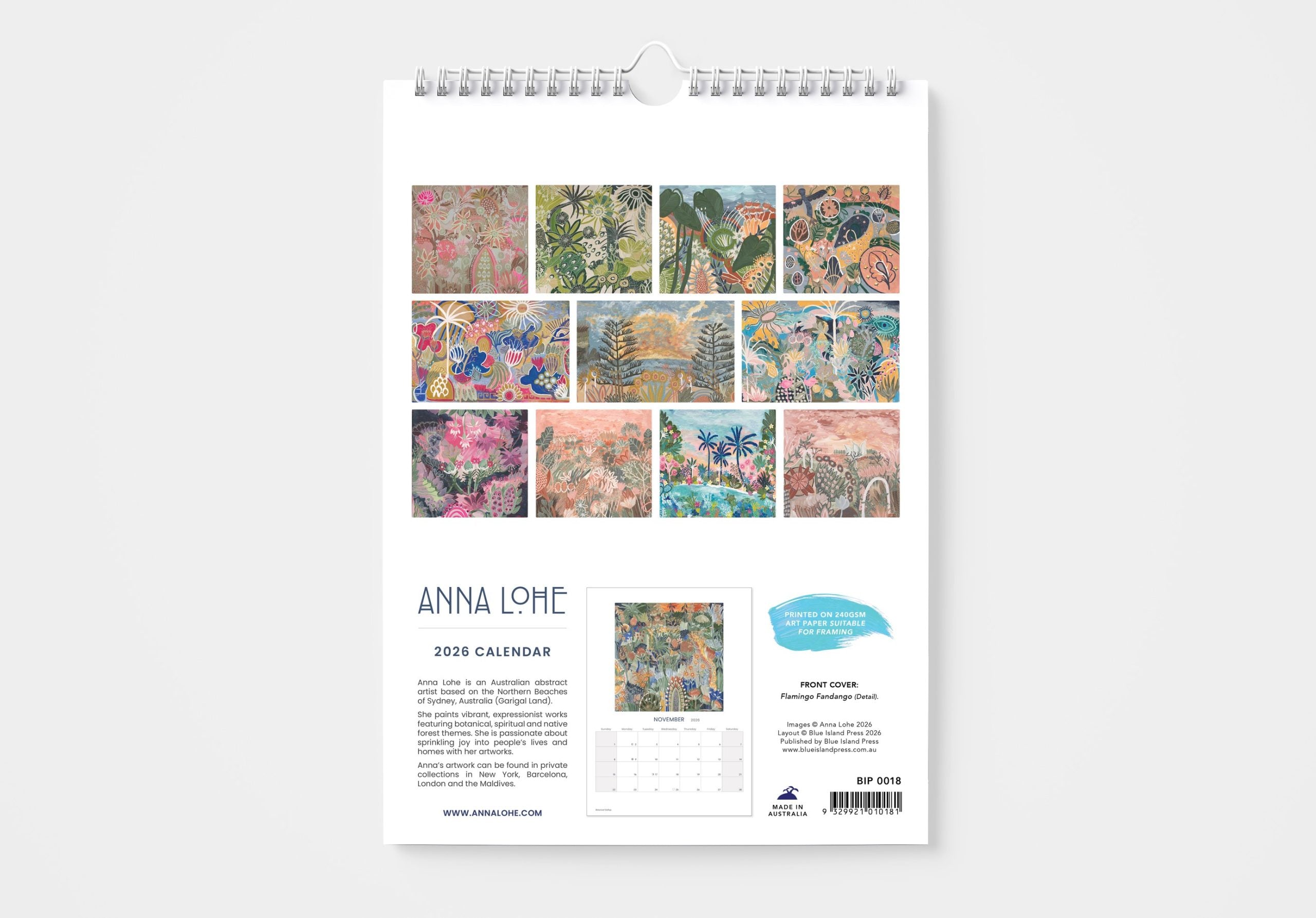 2026 Anna Lohe Calendar