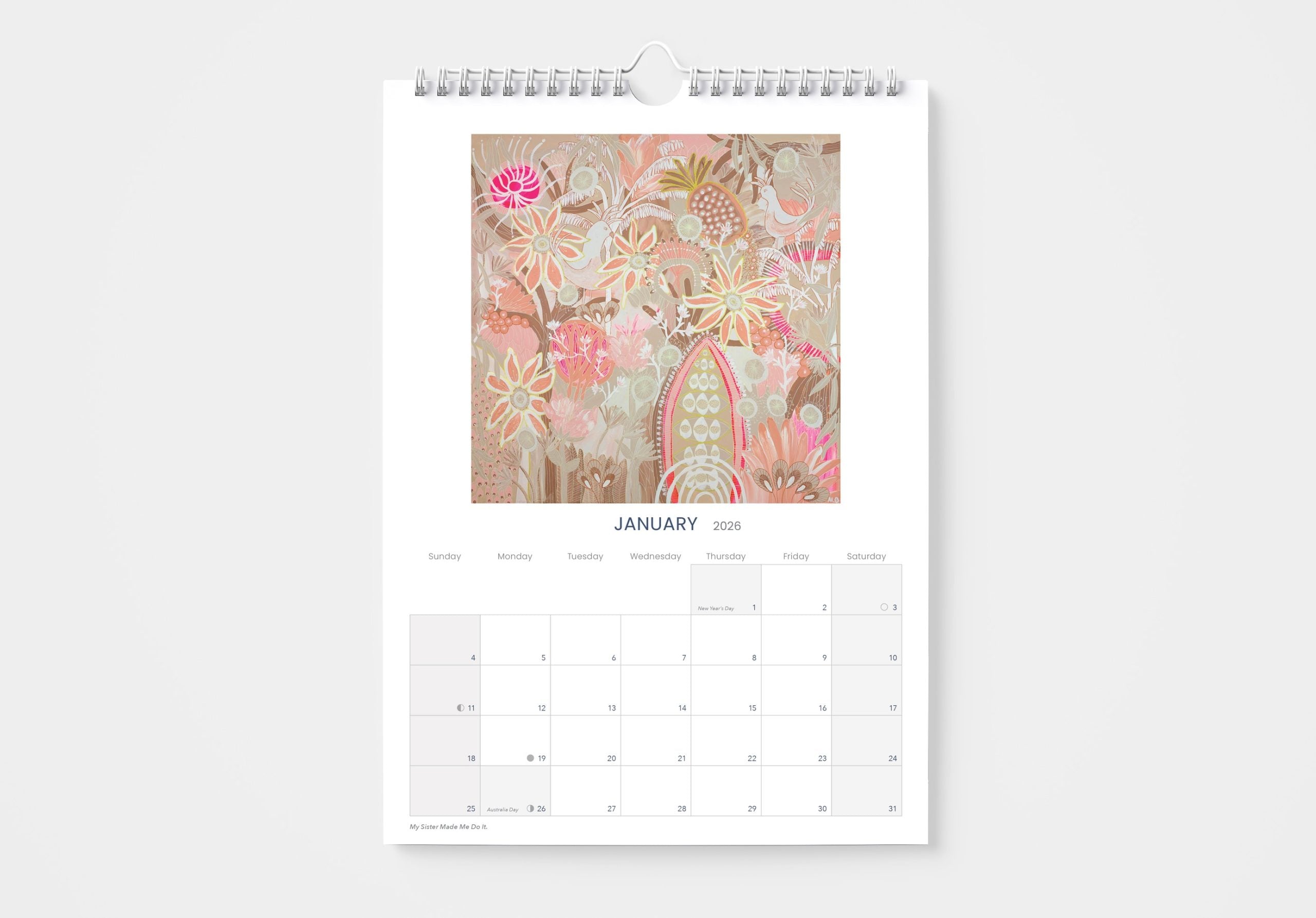 2026 Anna Lohe Calendar