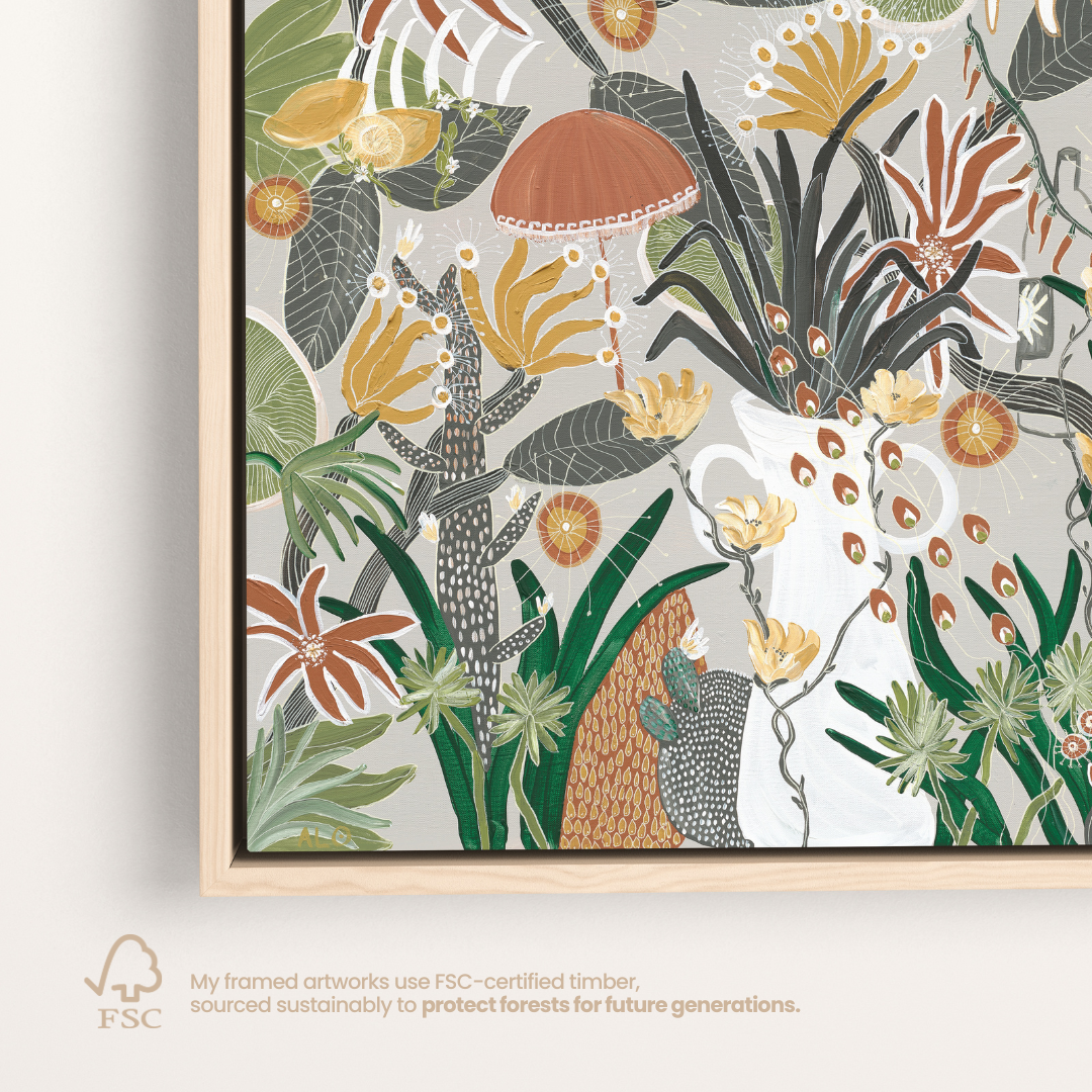 Tranquility & Tempranillo Original Artwork