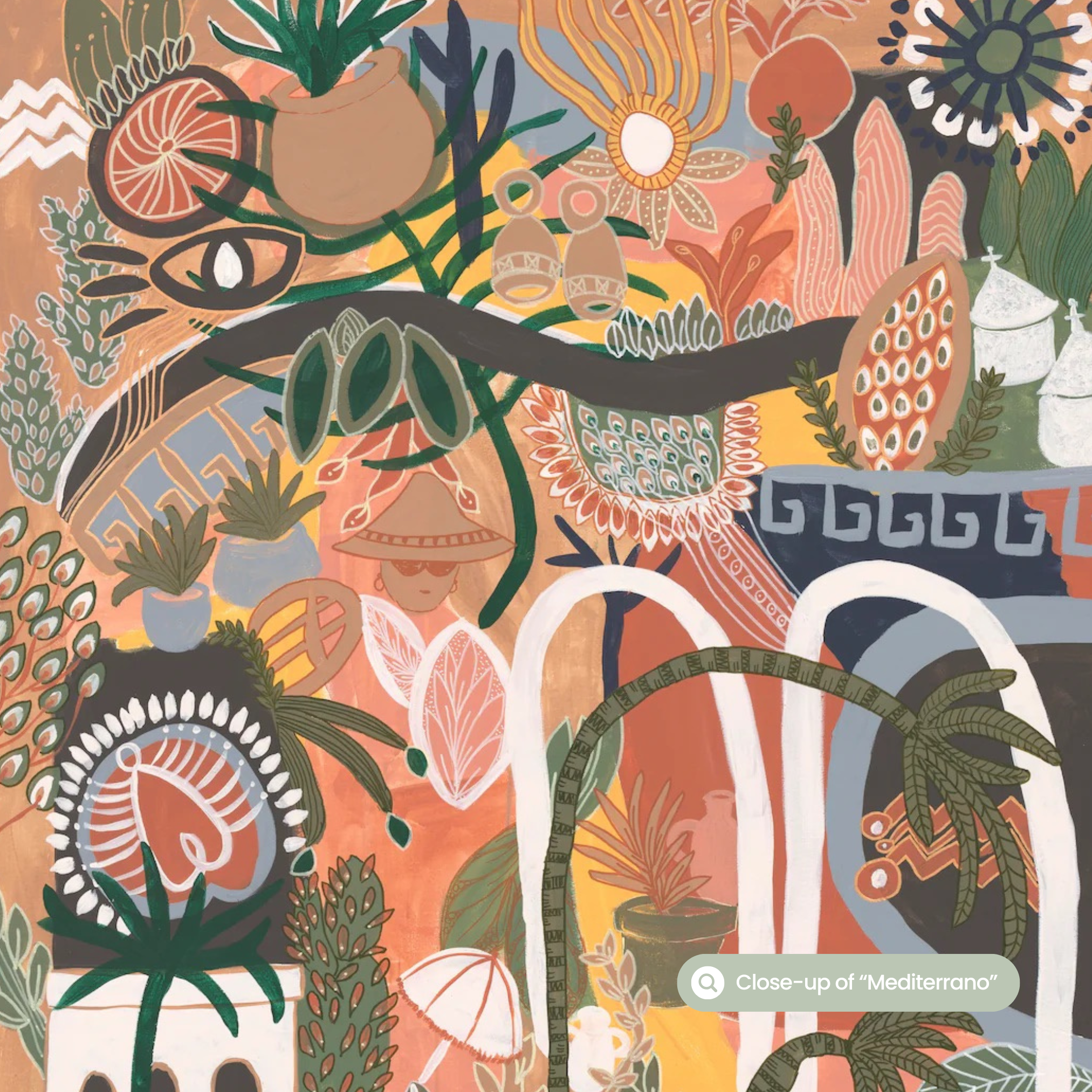 Puglia Viva and Mediterraneo Portrait Rectangle Pair