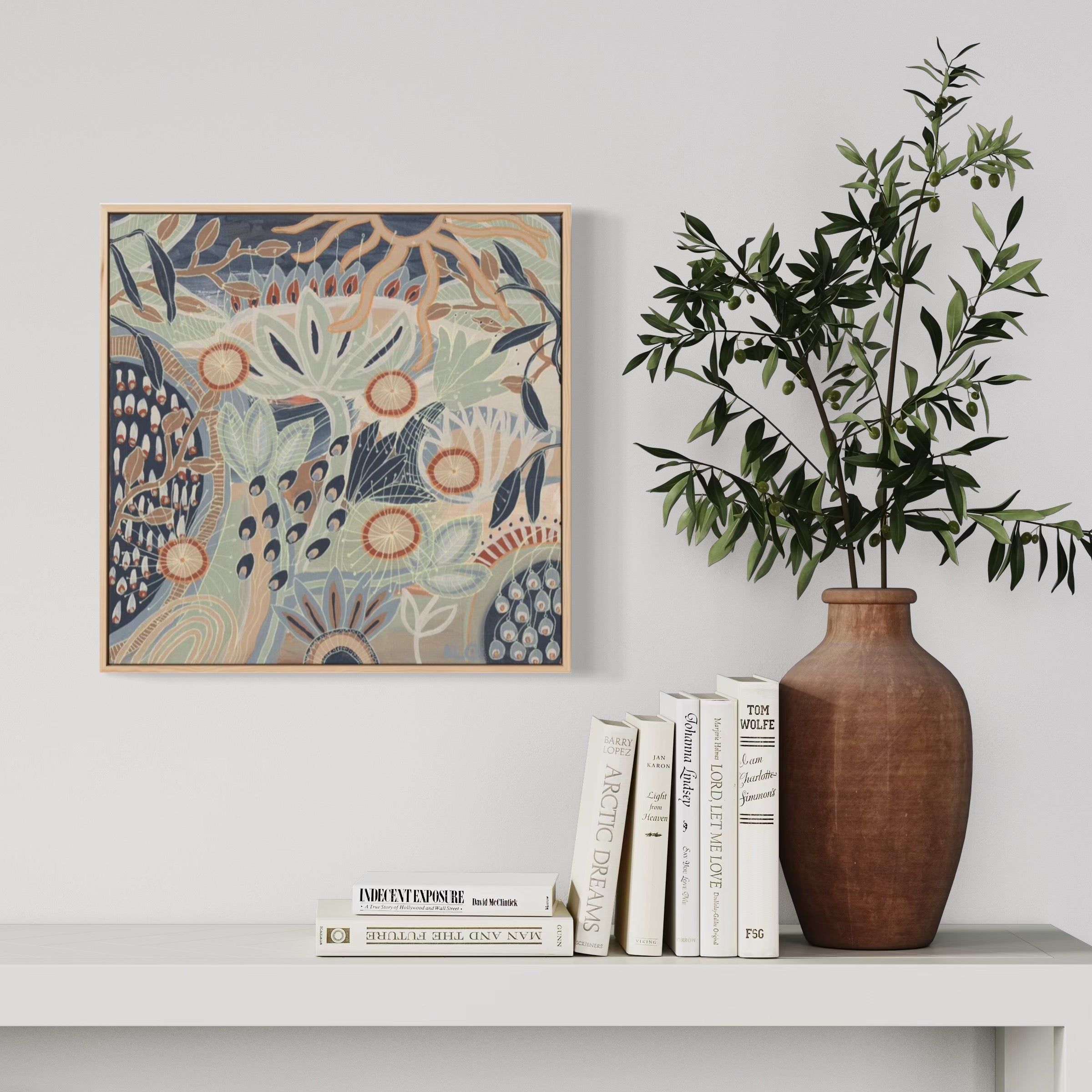 Mini Blue Gum Original Artwork