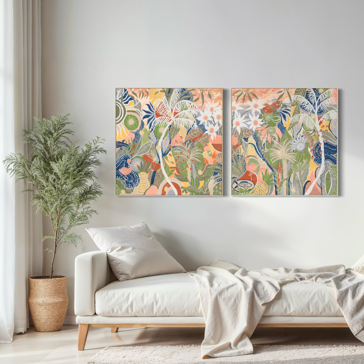 Pineapple Grove 1 & 2 Pair