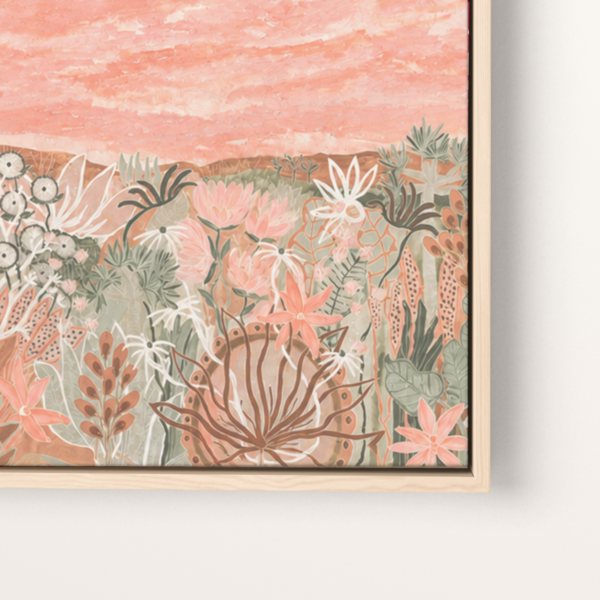 Valley of the Fairy Floss Flowers Original Artwork