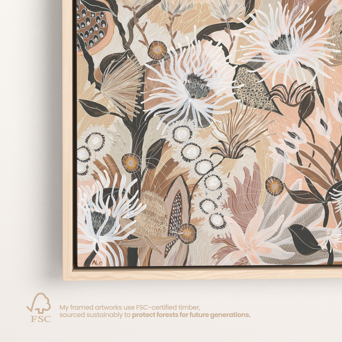 Blush Sanctuary 2 Original Artwork